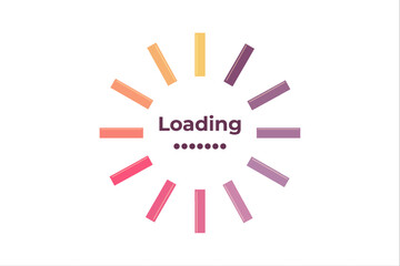 Loading Progress Bar Sticker Design