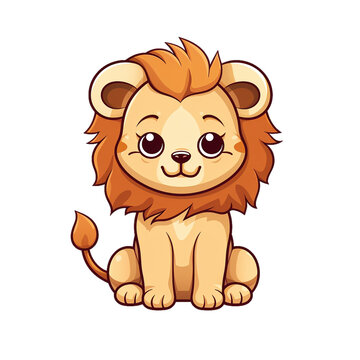 Lion Animal Cute Illustration
