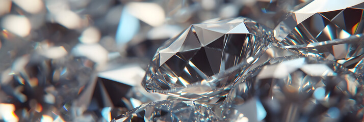 abstract diamonds macro background