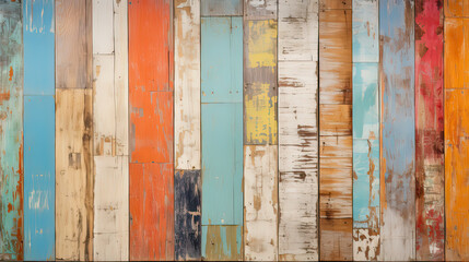 Seaside Vintage Timber Composition Background Ai Generative