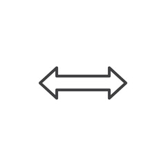Double Arrow line icon