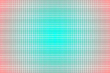 Seamless grid pattern background, gradient color. Simple minimal grid line background with copy space. Vector illustration