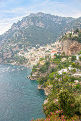 Obraz premium landscape of Amalfi coast and Positano
