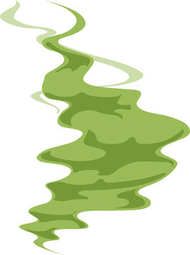 Puff of gas, steam or vapor, smoke burst cloud