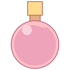 Perfume Bottle Illustration