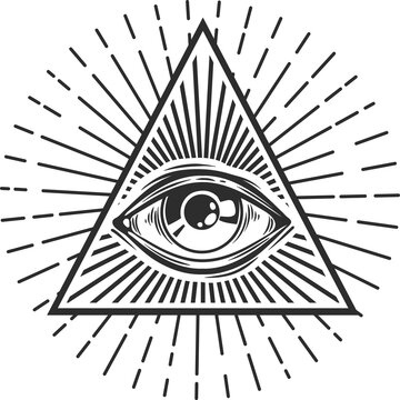 Eye of providence conspiracy theory magic talisman