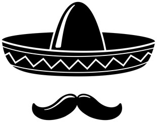 Mariachi musician headdress mexican sombrero hat