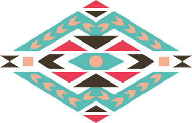 Mexican tribal pattern, aztec style ornament