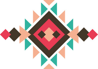 Mexican tribal pattern, aztec style ornament