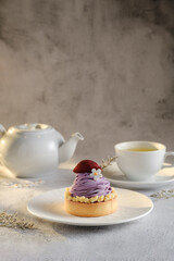 Purple sweet potato Chiffon Cake