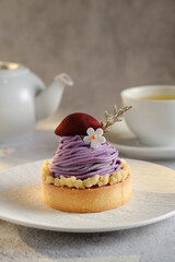 Purple sweet potato Chiffon Cake