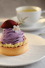 Purple sweet potato Chiffon Cake