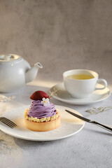 Purple sweet potato Chiffon Cake