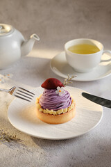 Purple sweet potato Chiffon Cake