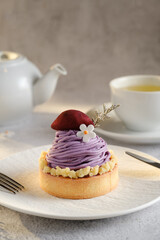 Purple sweet potato Chiffon Cake