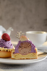 Purple sweet potato Chiffon Cake