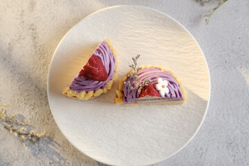 Purple sweet potato Chiffon Cake