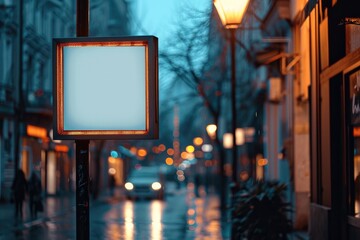 Blank Street directional sign isolated. Generative AI - obrazy, fototapety, plakaty