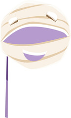 Mummy cartoon Halloween photo booth mask