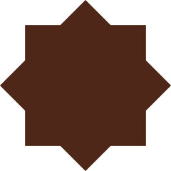 Morocco mosque door or window shape silhouette