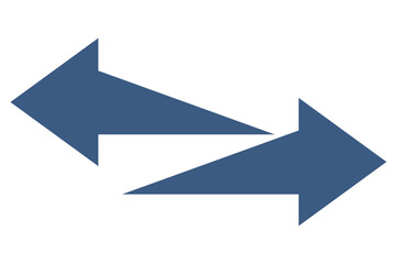 different circular arrows of black color, different thickness