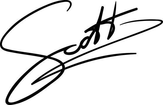 recommend clip art: Signature sample, handwritten autograph