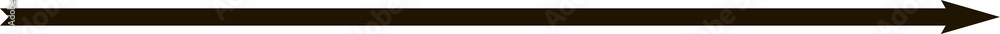 Poster Straight simple arrow with head element