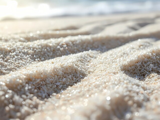 Fototapeta na wymiar Closeup Photography Of A Beach, Close Up Of Sand