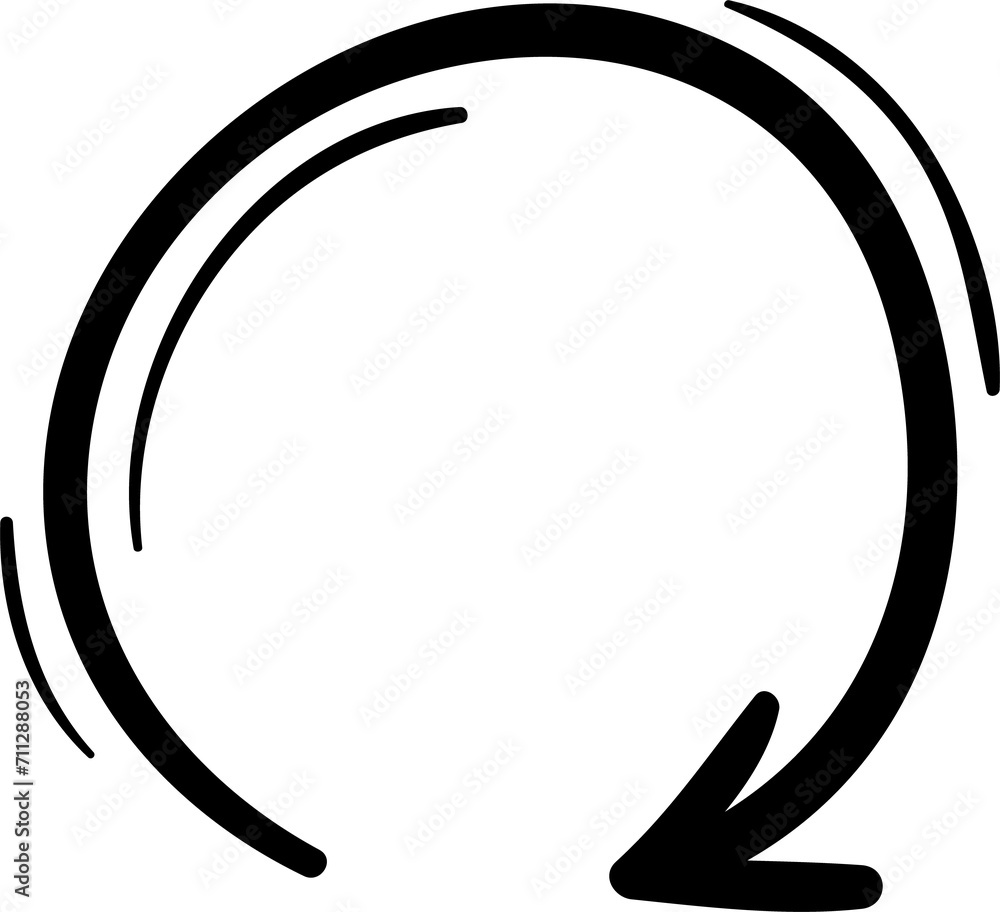Poster repeat circle with bold line, motion element