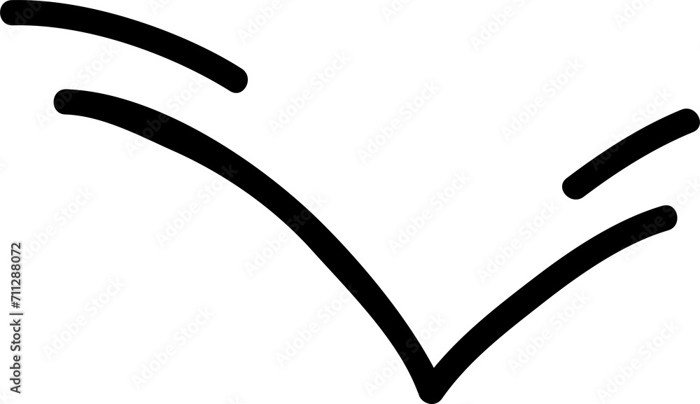 Poster jump movement line element, design motion