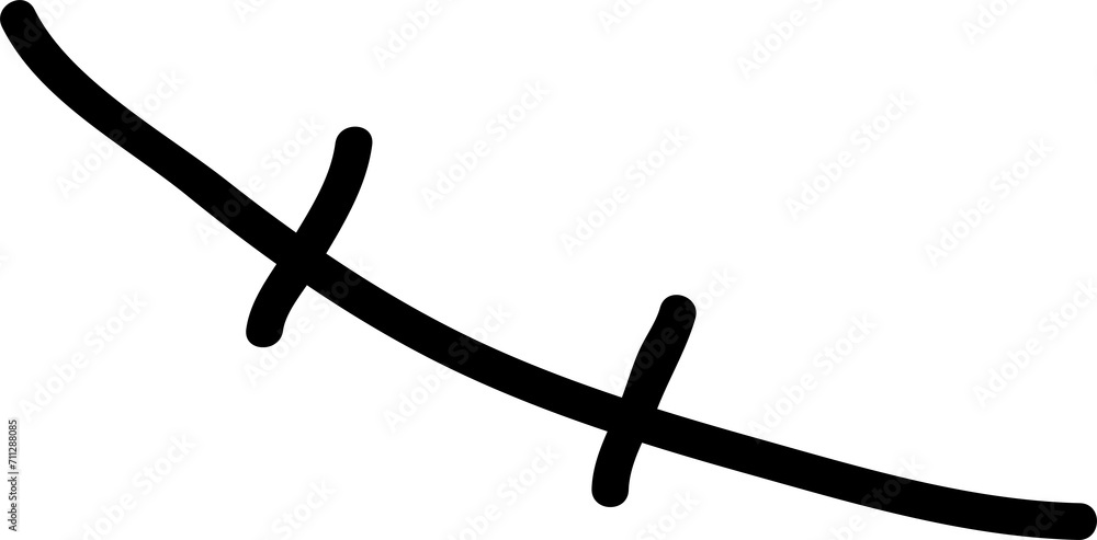 Aufkleber Crossed line, movement and motion effect