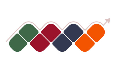 Vector modern geometric infographic template