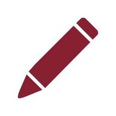 Vector pen icon on white background