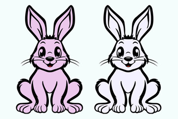 Obraz na płótnie Canvas rabbit vector