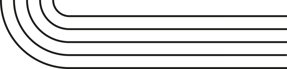 Obraz premium Minimalist stripy zen shape, stripes