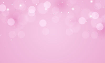 Vector realistic bokeh background design