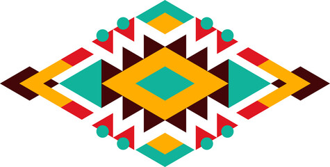 Aztec ethnic motifs, Mexican ornaments