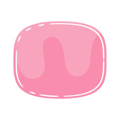 Vector liquid abstract shapes set. modern candy colors template