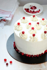 Beautiful and delicious homemade carrot cake With Cream Cheese Frosting