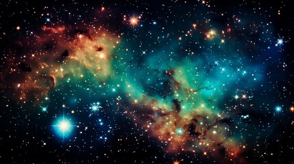 Stunning Cosmic Nebula, Star Clusters and Interstellar Clouds