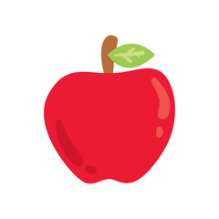 vector hand drawn apple fruit illustration