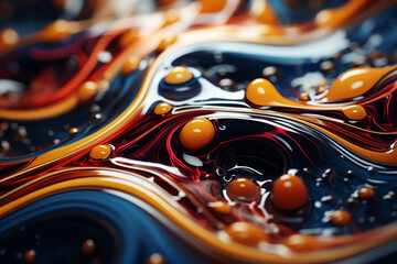 A 3D abstract fluid form, changing shapes seamlessly in a continuous flow.