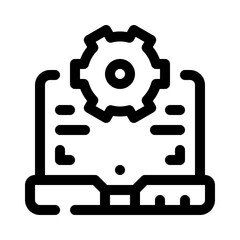 settings line icon