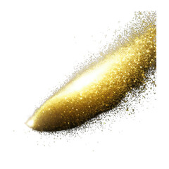 gold sparkle on transparence background