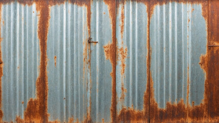 Old rusty zinc metal texture with stains on each side. Old rusty metal texture for 3D design.
