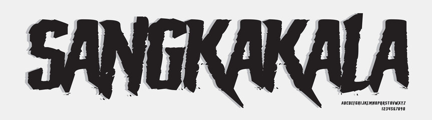 Alphabet font. Typography decorative elegant  lettering for logo. for design .vector illustration. stock image