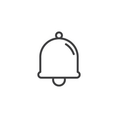 Notification bell line icon