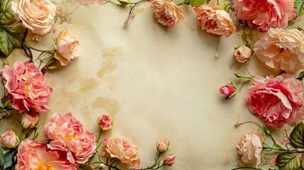 Fototapeta na wymiar Enchanting Flowers in a Horizontal Display