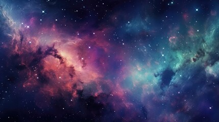 Fototapeta premium Breathtaking space and stars display