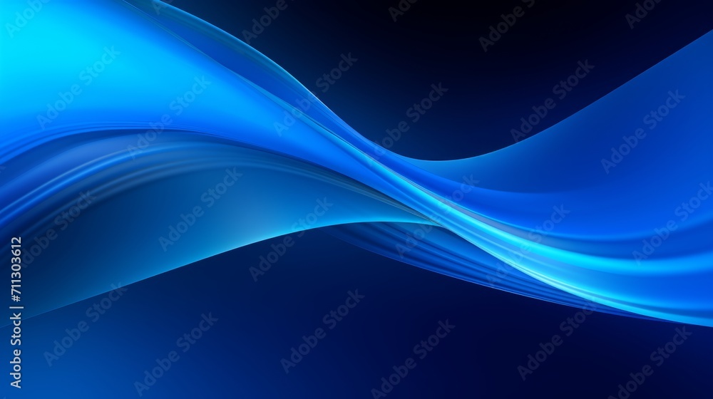 Aufkleber vibrant blue 3d abstract vector background with diagonal lines - dynamic design for business present